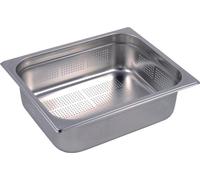 Conteneur Gastro M en acier inoxydable GN 100 mm GN1/2 perforé