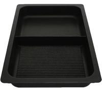 Conteneur Gastronorm haut, format GN 1/1, compartiments divisés, compatible avec les plaques à induction, dimensions : 53 cm x 32,5 cm