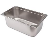 Conteneur GN 1/1, en acier inoxydable, capacité de 60 litres, dimensions 530 x 325 x 200 mm