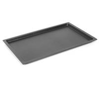 Conteneur GN 1/1, plat, dimensions 53x32,5 cm, hauteur 2 cm, avec revêtement antiadhésif