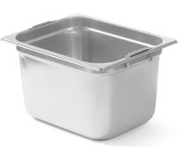 Conteneur GN avec poignées pliables, HENDI, GN 1/2, 6,25 L, 325 x 265 x (H) 100 mm