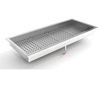 Conteneur intégré à glace pilée Combisteel GN4/1 en acier inoxydable AISI 430