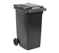 Conteneur à déchets 240 litres tri sélectif 2 roues - gris