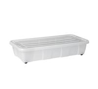 Boite de rangement sous lit à roulettes 30 litres