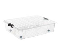 Conteneur Plast Team Roues Transparent 49L 22430800