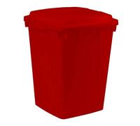 Conteneur polyvalent - capacité 90 l - L x l x h 510 x 485 x 600 mm, rouge