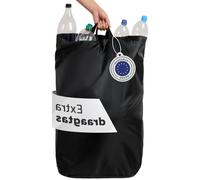 Conteneur pour bouteilles consignées - Stockage de bouteilles vides - Collecte de bouteilles - Effet anti-odeur - Capacité de 100 litres - Noir