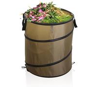 Conteneur pour déchets de jardin de 34 cm - Poubelle pliable - Portable - En tissu Oxford - 38 litres - Poignée robuste - Pour les déchets de jardin
