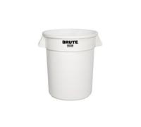 Conteneur professionnel rond Brute Rubbermaid blanc 76 L