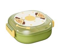 Conteneur Repas Enfant, Bol repas à, emporter avec couvercle, et couverts | Ergonomic Lunch Box, Bol Compartimenté Viande, Soupe Légumes Sandwichs, École Camping Sortie, Printanière Pique-Nique