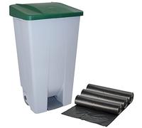 Conteneur sélectif 120 litres + sacs à ordures de 10 unités de 10 unités