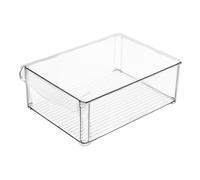 Conteneurs transparents pour congélateur - Confortable Multiuse empilables Conteneur de stockage, transparent et organisateur, réfrigérateur lait mat | Multipurpose Outdoor Indoor Utility Efficient