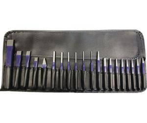 Contenu du coffret d'outils : 20 pièces en acier au chrome-vanadium trempé à l'air, dans une trousse à roulettes