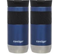 Contigo Byron 2.0 Mug isotherme, en inox avec fermeture Snapseal, mug à café à emporter, 100% étanche, couvercle compatible lave-vaisselle, sans BPA, conserve au chaud jusqu’à 7 heures, 470 ml
