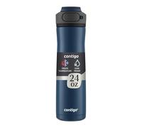 Contigo Cortland Chill 2.0 Gourde Bouteille Isotherme d'eau avec couvercle Autoseal | Bouteille d'eau en acier inoxydable, 710 ml, myrtille