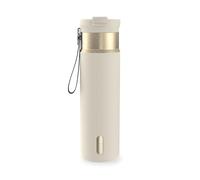 Contigo DualSip 720 ML Gourde Isotherme INOX, Étanche | Système DualSip, isolation THERMALOCK jusqu'à 29 h au froid, paille intégrée, facile à nettoyer, base antidérapante