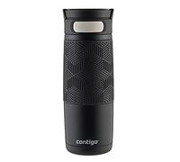Contigo Mug Isotherme Transit Autoseal, 470ml, Mug de Voyage en Inox Isotherme, Travel Mug, Gobelet Cafe, Tasse à Thé sans BPA avec Couvercle Facile à Nettoyer, Noir Mat., 1 Unité (Lot de 1)