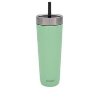ContiGo! No-Spill Tumbler, usage quotidien, 720 ml, couvercle avec paille, acier inoxydable, vert clair, concombre