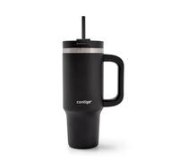 Contigo Streeterville Tumbler, poignée et paille, 29 h froid, 880 ml | Isolation THERMALOCK, jusqu’à 29 h froid, paille et poignée, étanche fermé sans paille