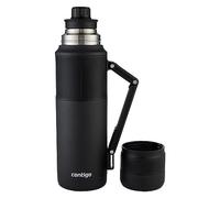 Contigo Thermos Isotherme INOX, 35 h Chaud, 60 h Froid, 1200 ML | Verseur 360°, système étanche à double joint, bouchon tasse et poignée de transport rabattable