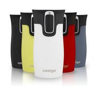 Contigo West Loop Mini AUTOSEAL Mug Isotherme Inox, Chaud 4 h, 300 ml | Ouverture et fermeture par bouton-poussoir, technologie AUTOSEAL, 100 % étanche, conserve les boissons chaudes 4 h
