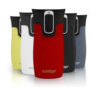 Contigo West Loop Mini Autoseal Mug Isotherme Thermos café, Goji Berry | Ouverture et fermeture par bouton-poussoir, technologie AUTOSEAL, 100 % étanche, conserve les boissons chaudes 4 h