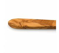 Continenta Cuillère, Spatule, Cuillère en Bois, avec Coin et Trou, en Bois d'olivier, 30 cm