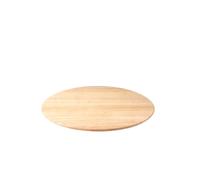 CONTINENTA Drehplatte, Gummibaum 46x3,5 cm 3015 4017167301501 Vorteilset – 2 Stück – inkl. 4 Edelstahl-Trinkhalme