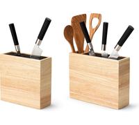 CONTINENTA Messerblock m, flex, Einsatz und Utensilienbehälter 27,5x9x21,5 cm 3315 4017167331508 Vorteilset – 2 Stück – inkl. 4 Edelstahl-Trinkhalme