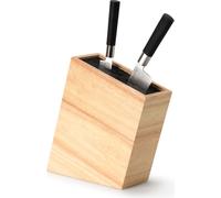 CONTINENTA Messerblock mit flexiblem Einsatz, schräg stehend, 29x9x23 cm 3316 4017167331607 Vorteilset – 2 Stück – inkl. 4 Edelstahl-Trinkhalme