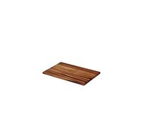 Planche à découper 26 x 16,5 cm, brun, bois, Continenta