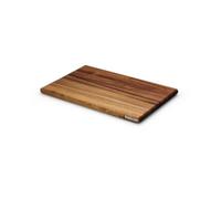 Continenta Planche à découper bords arrondis en bois d'acacia 36 x 23 x 1,8 cm Brun