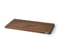 Continenta Planche à découper en noyer 54 x 29 x 2,7 cm avec finition à l'huile, planche de cuisine avec support sûr, pieds en caoutchouc antidérapants, peu encombrant