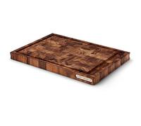 Continenta Planche à rigole bois de bout Acacia 42,5 x 29 x 3,2 cm, Marron