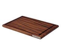 Planche à découper 37 x 25 cm, brun, bois d'acacia, Continenta
