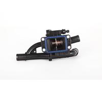Continental 28.0200-4002.2 Thermostat d'eau avec boîtier avec joint d'étanchéite avec capteur avec soupape de reniflard 83°C Compatible avec FORD Fiesta Mk6 3/5 portes JA8, JR8, PEUGEOT, MINI, CITROËN