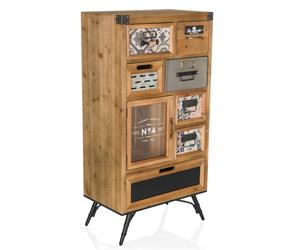 CONTINENTO S - Buffet Couleur Bois Foncé