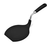 Contiup Grip-EZ Premium Chef Series Grande spatule flexible ronde pour crêpes, flipper à crêpes, turner à œufs et spatule résistante à la chaleur pour omelette Noir