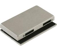 Contre-châssis Junior Office 11.286, gauche, aluminium effet inox