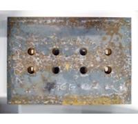 Contre lame de godet latérale reversible 8 trous en 1' 500hb OLOFSFORS - 171-470870