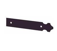 Contre penture 11P2A pour penture droite 11PA - Noir - 370mm TORBEL