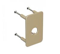 Vachette Contre-plaque de sécurité V136 pour verrou cylindre 23 mm vernie
