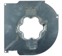 Contreplaque alu ronde 150 mm et support moteur - gauche - RPPT7150MIL
