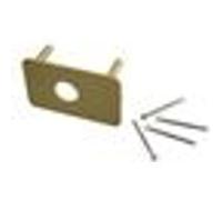 Contreplaque pour verrou CYCLOP diamètre 23mm bronze - VACHETTE - 704V Noir G
