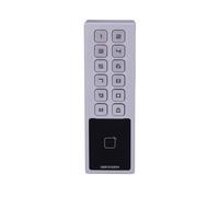 Contrôle d'accès Hikvision DS-K1T805MBWX Carte et PIN 10 000 utilisateurs IP65