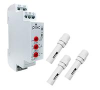 Contrôle de niveau de remplissage et de vidange, fonctionnement à deux ou trois sondes - Retardateur réglable - Plikc CL-3 (avec kit sondes)