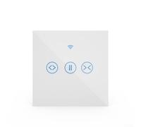 Contrôle Vocal pour alexa Google Interrupteur Mural Contrôle(White) | WiFi 2.4G stable, app pour Smart Life, contrôle à distance pour illimité, installation pour facile, hub central