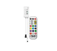 Contrôleur Adressable TUYA avec Télécommande 24 Touches pour Contrôleur de Bande LED RGBIC Smartlife RGBIC Effet de Chasse, A