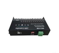 Contrôleur Bande LED 12 Voies DC5-24V Contrôleur Bande LED 12 | 12 canaux indépendants, programmation USB pour facile, effets dynamiques multiples, anode commune, mat