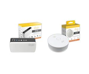 Contrôleur connecté pour radiateur électrique Konyks eCosy, Compatible Alexa & de fumée connecté Wi-FI, Konyks Firesafe 2, Notifications en Temps réel sur Smartphone, 5 Ans d'autonomie